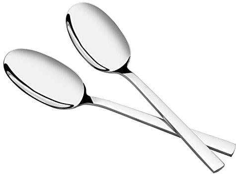 Kiddream Grande Cuillere de Service, 6 CuillèRes de Service en Acier Inoxydable, Cuillere Cuisine Inox