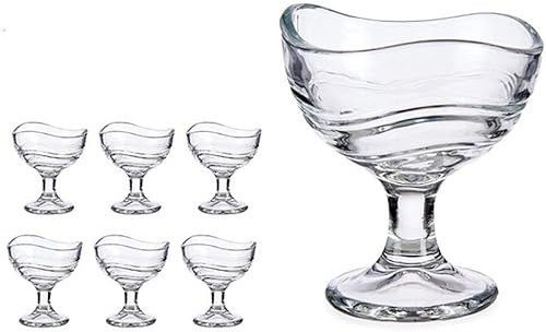 Vi14 - Set di 6 ciotole per gelato, gelato, gelato, gelato, con albero