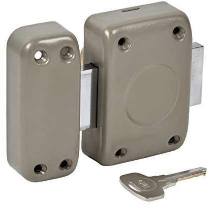 YALE - YV25C-35 Cilindro serratura per cantina 5 spine diametro 23 mm - lunghezza 35 mm - 4 chiavi - beige