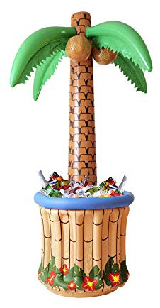 Exotische aufblasbare Palme Getränkekühler 172 cm - Bunt