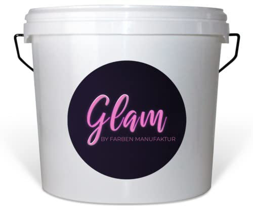 Farben Manufaktur Wandfarbe Kreidefarbe Innenwandfarbe auf Kreidebasis Innenfarbe Deckenfarbe Glam Ladies Collection 2,5,10L, Farbe: flieder, Größe: 5L