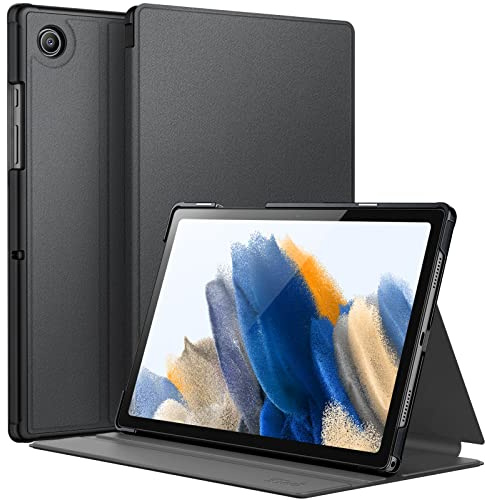 JETech Custodia per Samsung Galaxy Tab A8 10,5, Nero | Per SM-X200/X205/X207 2022 Modello, Supporto Multi-Angolo, Cover Protezione Sottile, Auto Svegliati/Sonno