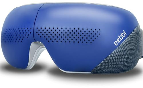 EEBBL Eye Mask Massager Equipped with Heat Airbags, The Massager soothes Swelling and Dryness with Comprehensive Care for Your Eyes. Enjoy Your Favorite Music While Massaging. Windowable Design.