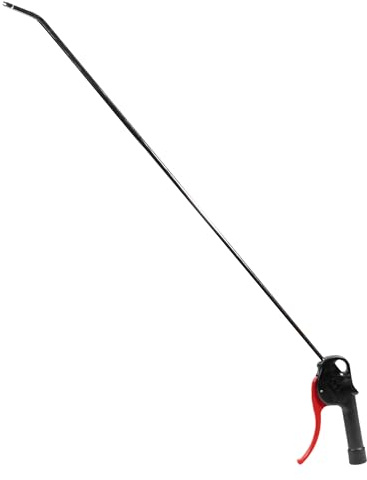 M7 JC-424C Air Blow Gun with 24-inch Air Nozzle, Ergonomic Pistol Grip Compressor Attachment with Safety Nozzle Tip, Air Compressor Blower Gun for Automotive Repair, Garage Air Compressor Tool