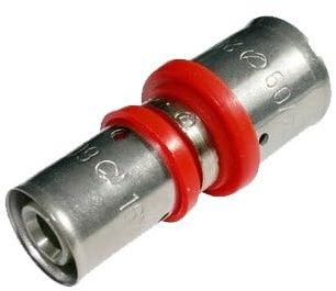 Suinga Manguito reducido 20-16 mm para Tubo multicapa 20 mm, uso con máquina prensadora, gris