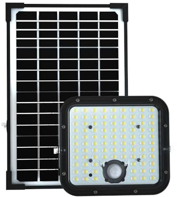 V-TAC VT-432 10310 Projecteur LED Panneau Solaire 30 W Blanc Neutre Noir