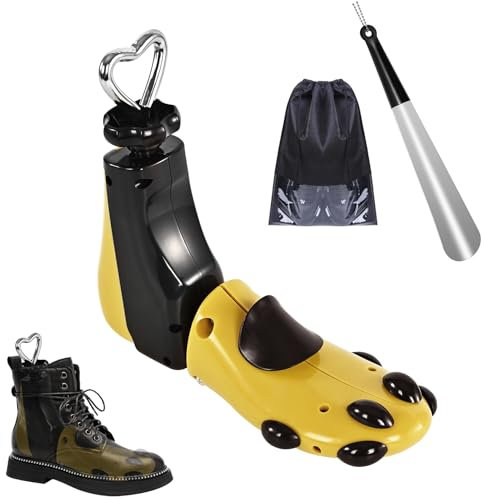 JJDPARTS Schuhspanner für Damen, Herren, Stiefelspanner für Damen, verstellbar, Unisex, breite Füße, rot, Gelb (1 Stück für EU-Größe 38–44)