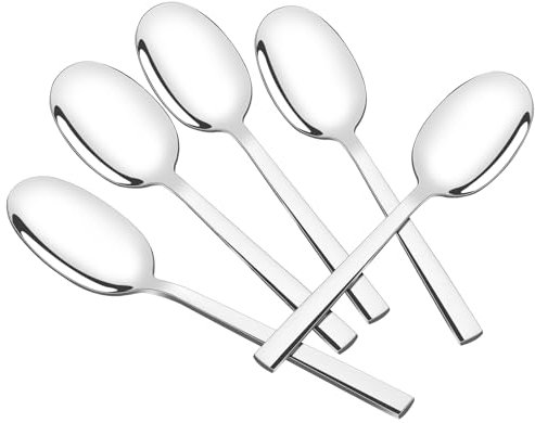 Innouse 6 Pieces Large Serving Spoon, Stainless Steel Buffet Serving Spoons