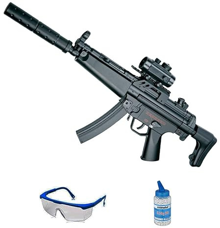 Pack ASG DiscoveryLine B&T5 A5 Fucile elettrico (6mm) | Fucile ad aria compressa calibro 6mm + caricatore + occhiali protettivi. Pratica di Airsoft (Potenza: 0,2 joule)