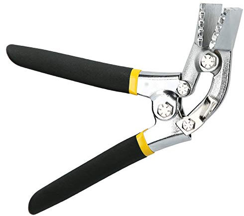 Sheet Metal Bender, Metal Roofing Panels Sheet Metal Cutter Flat Nose Crimping Forceps Seamer Manual Bending Seam Tool Flanging Pliers for Bending, Seaming and Flattening Metal