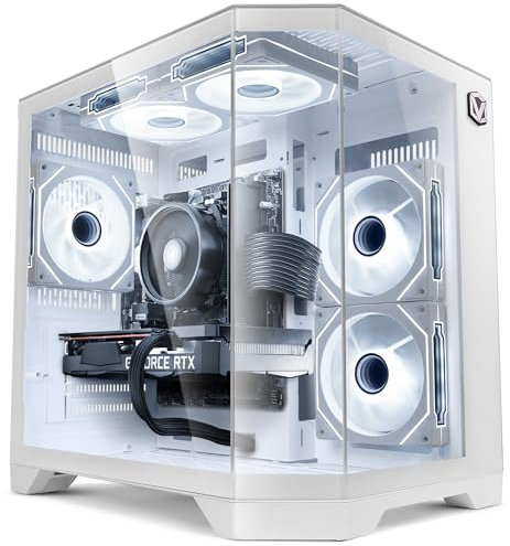 Vibox Gaming PC • AMD Ryzen 5 5500 4.2GHz • Nvidia RTX 3050 6GB • 16GB RAM • 1TB SSD • Windows 11 • WiFi • White