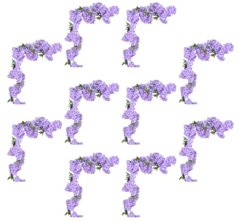 10 ghirlande di fiori di ciliegie finte colorate, 180 cm, per matrimoni e decorazioni domestiche, ghirlande di Sakuras artificiali