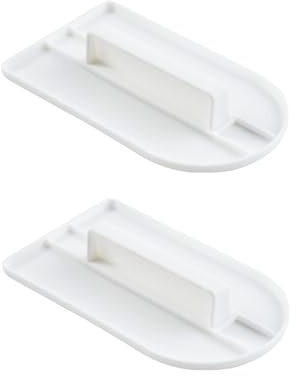 2 Pcs Cake Smoother Set, Fondant and Icing Smoother for Baking | Cake smoother set helps create cleaner fondant, icing, and cream finishes for home baking and cake decorating.