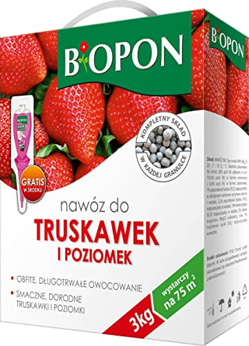 Concime fragole e fragoline 3kg - fertilizzante NPK granulare per 75m2