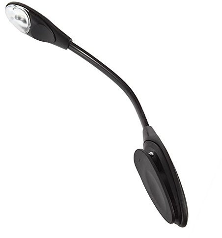 Jiacheng29 Mini lampe de lecture LED blanche portable pour livre, livre