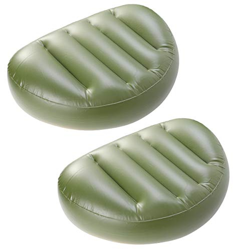 VORCOOL 2 stücke Angeln sitzkissen pad PVC Boot floß sitzkissen für Camping Angeln (grün)