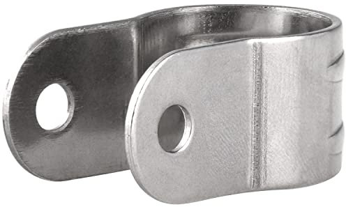 FASTON® Rohrschelle Vollschale 25 mm Edelstahl A2 V2A (10 Stück) U-Form Rohrklemme Bügelschelle Vollschale für Rohrhalterung Rohrbefestigung Rohrclip