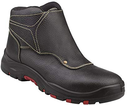 Delta Plus COBR4S3NO42 Cobra4 S3 HRO HI SRC Boots with Flap, Size 8, Black