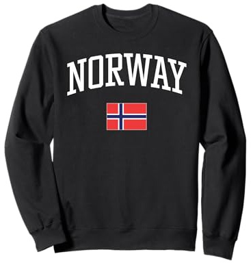 Vintage Flag of Norway Love Your Country Sweatshirt