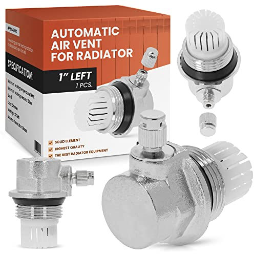 Valvola di sfiato automatica del radiatore valvola di sfiato semplice valvola di sfiato per radiatori 1 '' sinistra