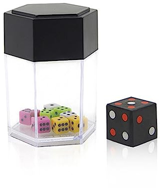 Explosion Explosion Würfel, einfache Zaubertricks, große bis kleine Würfel, magische Requisite, lustiges Spielzeug, Nahaufnahme, Spaß, Scherzspielzeug (mehrfarbig)