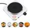 1000W Single Hot Plate - Cast Iron Heating Element - On/Off Indicator Lights - Non-Slip Feet - Electric Stove Home Kitchen Cooker Coffee Heater