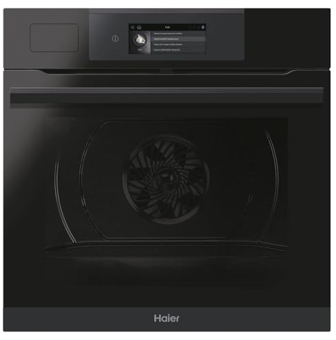 Haier I-TOUCH STEAM Serie 6 HWO60SM6TS5BHD / Einbau-Kombi-Dampfgarer/Heißluft/Grill / 60 cm/Touch Bedienung mit TFT/Katalyse Selbstreinigung/Wi-Fi Funktion/Bratenthermometer