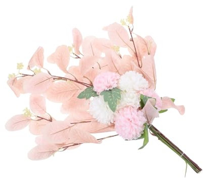 Amosfun Künstlicher Eukalyptus Und Chrysanthemenstrauß Für Und Heimdekoration Vivid Bouquet Für Indoor- Und Langlebig Für