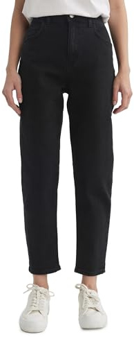 DeFacto B7037AX, Jeans De Las Mujeres, Black,