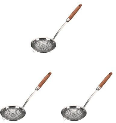 Set di 3 schiumarole da cucina per friggere patatine fritte da cucina piccole
