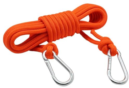 Cuerda de tendedero de 6 mm para interiores y exteriores, cuerda de tendedero de 3 m ~ 20 m, cuerda trenzada de poliéster resistente, cuerda de secado de lavandería para viajes en el jardín, color