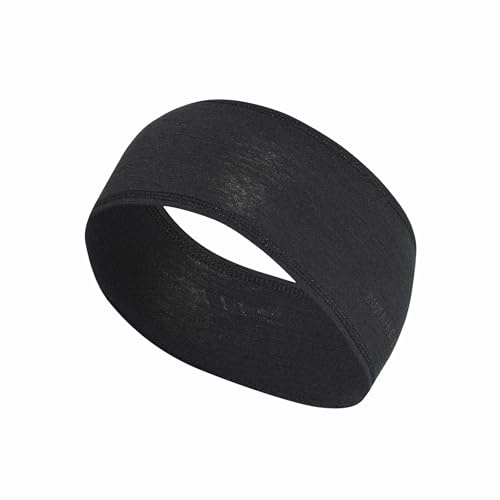 adidas Unisex Running Merino Headband Hairband, black, L-XL