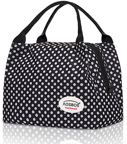 Aosbos Borse Porta Alimenti 8,5 Litri Borse Frigo Pranzo al Sacco Borse da Picnic Thermos per alimenti Spaghetti Lasagna Panini Lunchbox Borsa Termica