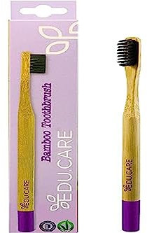 Rolly Toys Cepillo de dientes de bambú orgánico extra suave para adultos