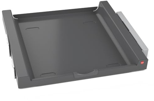 Hailo Auszug 3271831 | passend für 60er Unterschrank | Tablar universal nutzbar | Ordnungs-Modul anthrazit