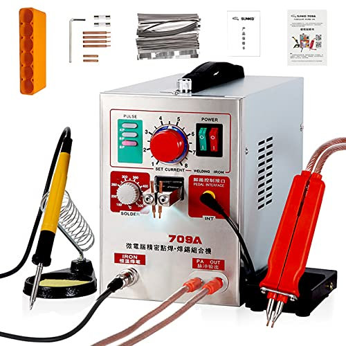 TEHONGMAI 709A Saldatrice a Punti 1.9KW Batteria a impulsi al Litio Saldatrice a Punti per Batteria al Litio Saldatrice a Punti di precisione
