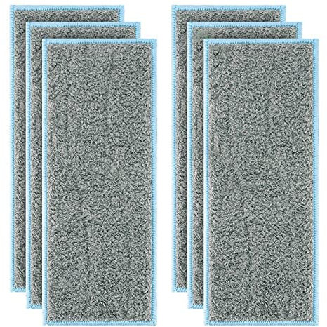 Artemisia 6er-Pack waschbare Ersatz-Wischpads, kompatibel mit Iro-bot Braava Jet M6 Staubsauger, Wiederverwendbare Nass- und Trockenwischpads (Color : 6PCS Wet Pads)