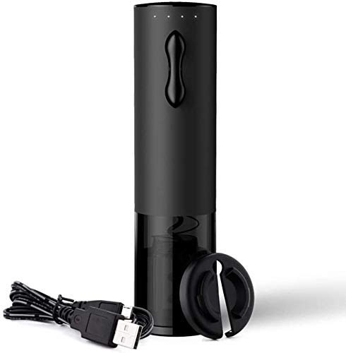 NISMIA Abrebotellas Vin,Abridor de Vino Multiuso Abrebotellas Abridor Sacacorchos Sacacorchos Acero Inoxidable Hogar Recargable Abierto Vino Tinto Abrebotellas Automático Interfaz USB