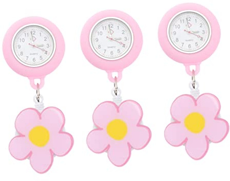 Mikikit 2 Stücke Taschenuhr Sonnenblume Geschenke Pflegestift Pflegegeschenke Einziehbare Krankenschwesteruhr Krankenschwester Uhren Für Krankenschwester Taschenuhr Taschenuhr Für