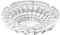 Qualsen 1 Pièces Cendrier rond en Verre taillé en cristal, Cendrier exterieur, Cendrier verre, Cendrier de poche, Cendrier original- Décoration de bar,maison, pub, restaurant (10.5cm)