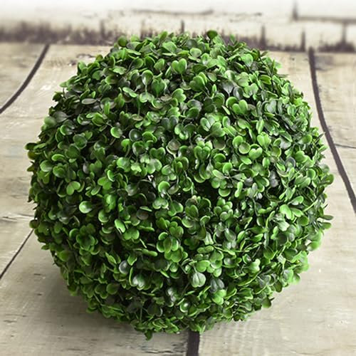 ATYUJKB Künstlicher Pflanzenball, Gefälschte Buchsbaumkugel, Grasball-dekor Kunstrasenball Künstliche Formschnittpflanze Deckenschmuck Pflanzenkugeln