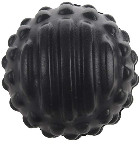 Osmond Pelota de espuma de poliuretano para fascia, relajación muscular, pelota de masaje de fitness, impermeable y fácil de limpiar, color negro