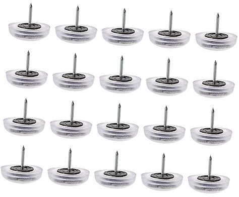KONTONTY 20piezas Protector para Patas De Muebles Redondo Silicona Silencioso Antideslizante para Sillas y Mesas Cubiertas Protectores para Patas Madera y Suelos Delicados