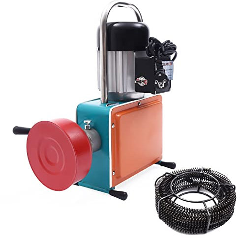 Qussse 1000 W rörrengöringsmaskin, elektrisk rörrensare, rörrensare för inomhus, toalettskåp och avloppskanaler, 20–150 mm