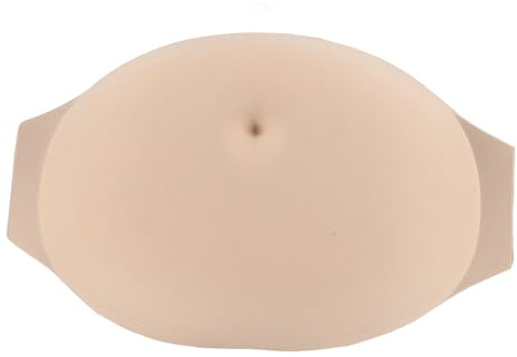 Lwuey Faux Ventre de Grossesse,Ventre De Femme Enceinte Artificiel, Bandes de Ventre de Maternité,Accessoires De Photographie pour Jeu de Rôle,Performance