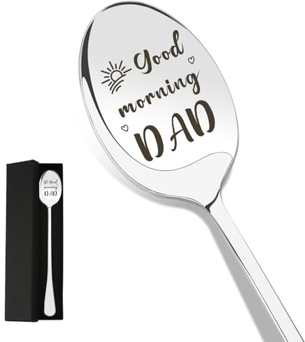 Dad Gifts for Daddy Gifts Tea Spoon Dad Easter Gifts Birthday Gifts Ideas for Dad Gifts Dad Gifts from Daughter Good Morning Dad Best Dad Gifts Halloween Fathers Day Gift Christmas