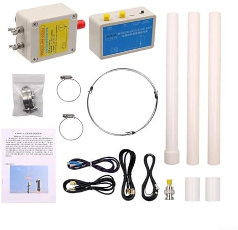 K-180WLA - Antena de radio de onda corta activa en bucle, 100 KHz-180 MHz, larga, media/onda corta, FM/VHF, antena portátil para receptores de onda corta