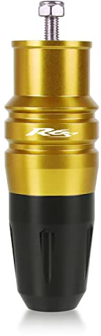Rahmenschutz Motorrad CNC Zubehör Sturzpads Crash Pad Fallschutz Für Yamaha R6S R6 S 2003 2004 2005 2006 2007(Gold)