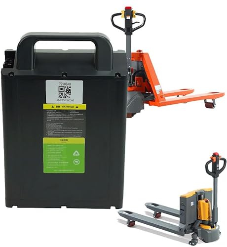 HJGHY Batterie LiFePO4 72 V 8 Ah/16 Ah pour transpalette électrique, Moteur 570 W-1150 W, série CBD20J-LI-S/CBD20-E1C1L,72v16ah