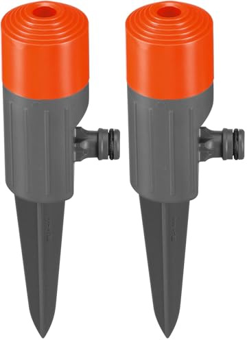 Asperseur Fox Classic de Gardena : arroseur de pelouse pour Les Plus Petites Surfaces, diamètre Maximum de 11 m, idéal pour Les massifs et Petits Jardins, se Fixe solidement dans Le Sol (1951-20)